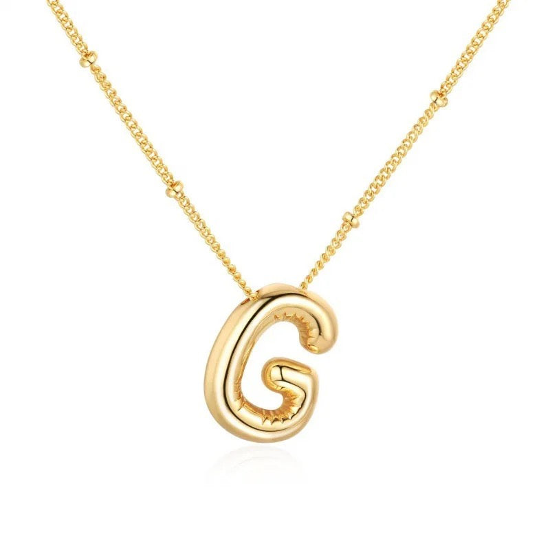 Balloon Initial Necklace