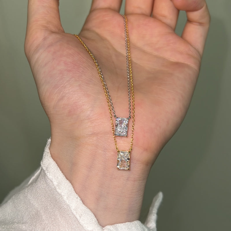 Iced out Kette Vertikal