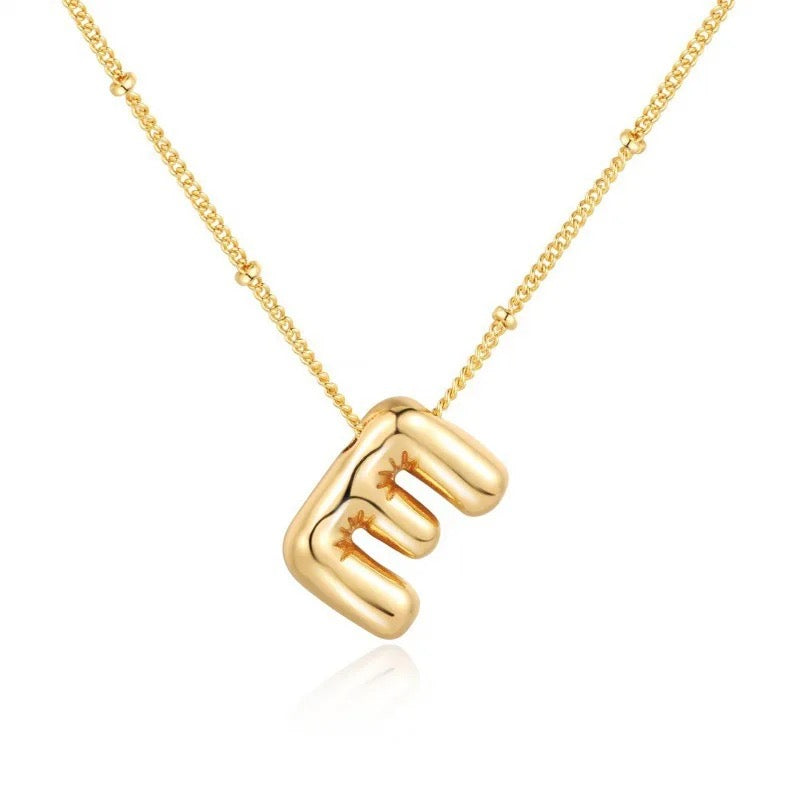 Balloon Initial Necklace