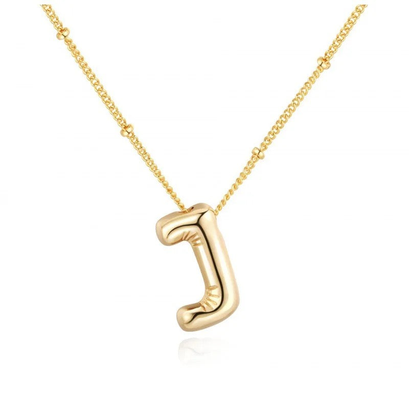 Balloon Initial Necklace