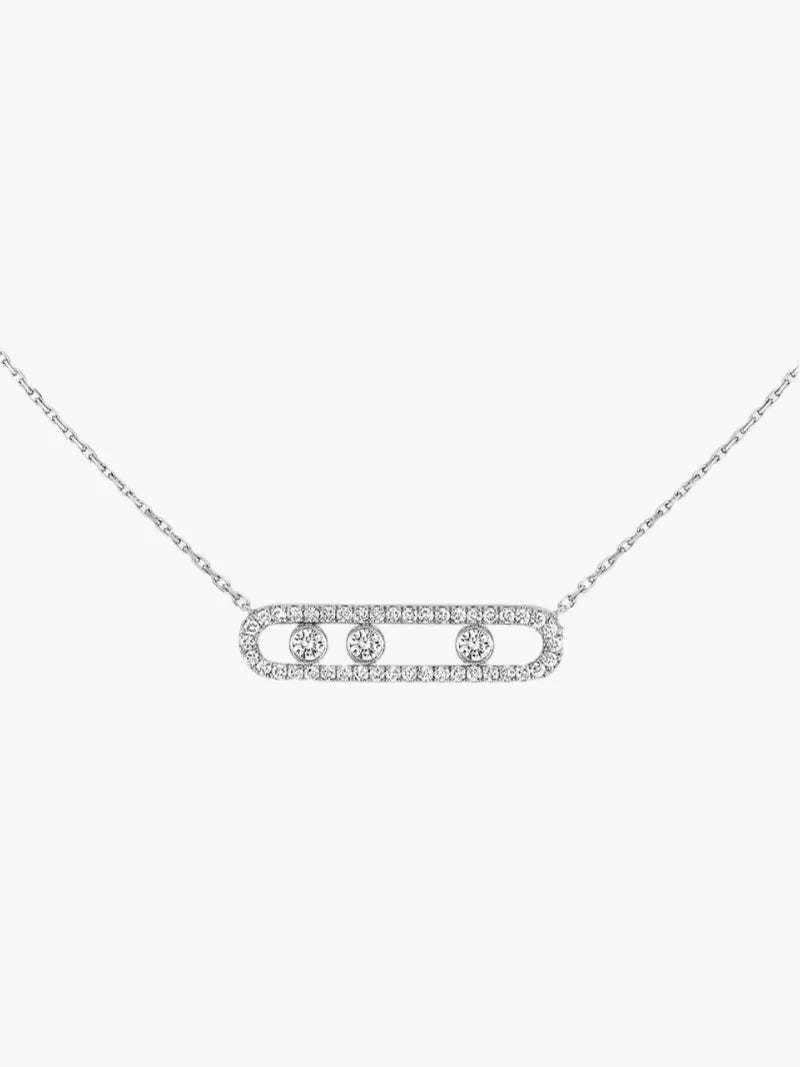 Three Diamonds Necklace