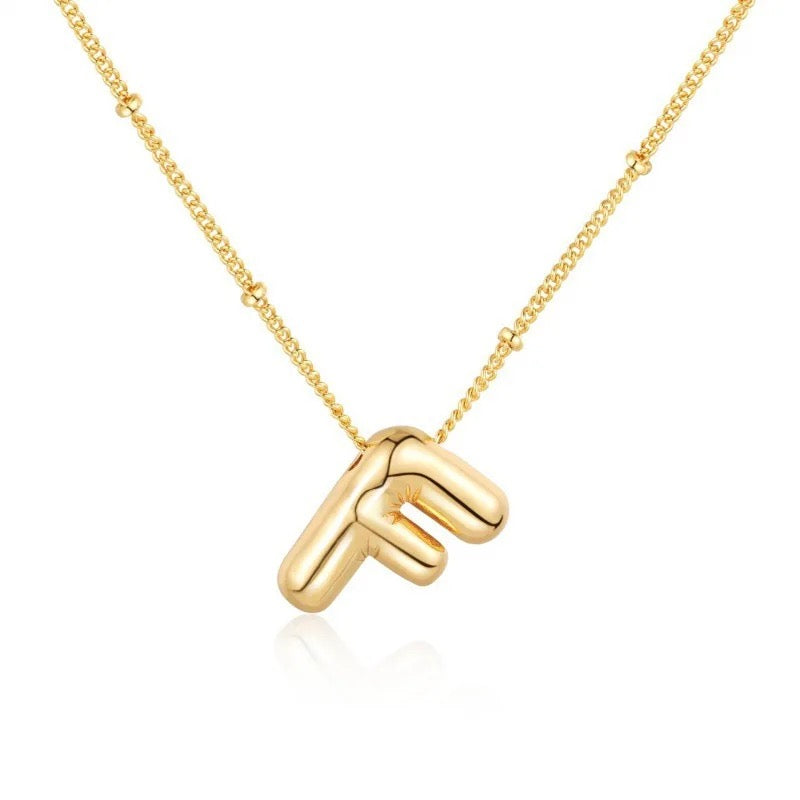 Balloon Initial Necklace