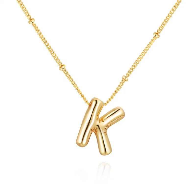 Balloon Initial Necklace