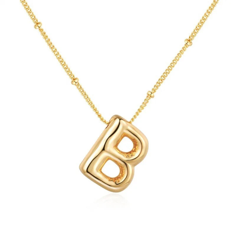 Balloon Initial Necklace