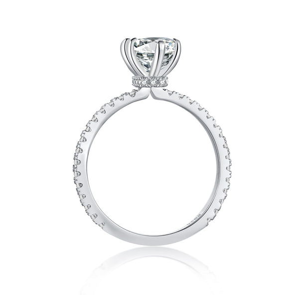 Radiant pavé ring