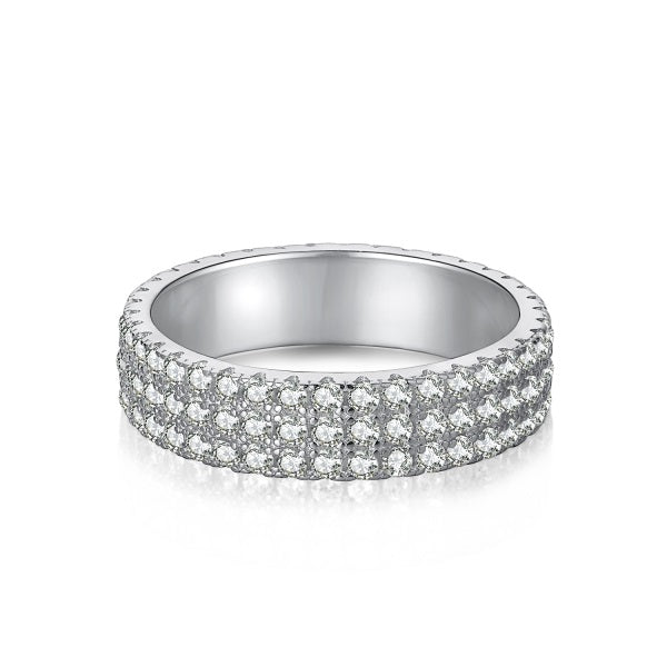 Pave Trio Ring